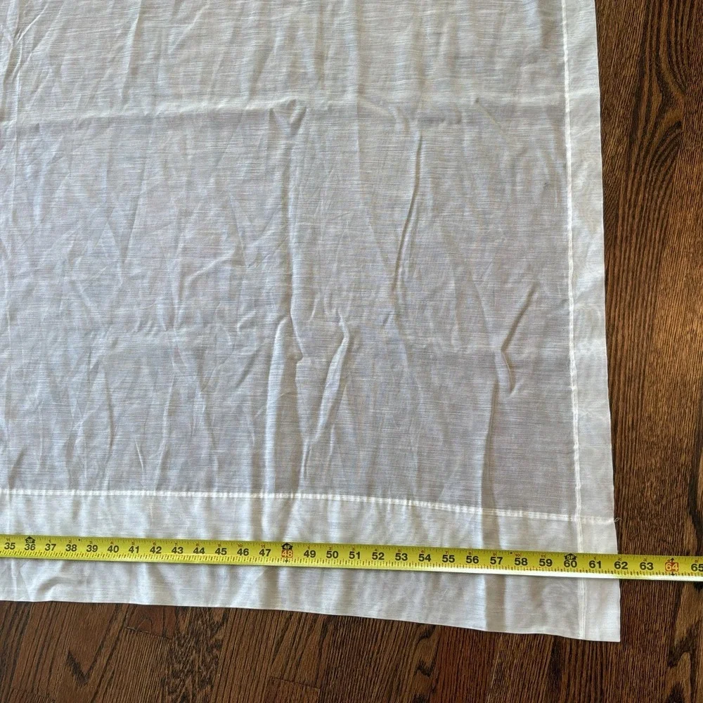 Set of 4‎ VTG 70s Blue Boho Floral Curtain Panels 82